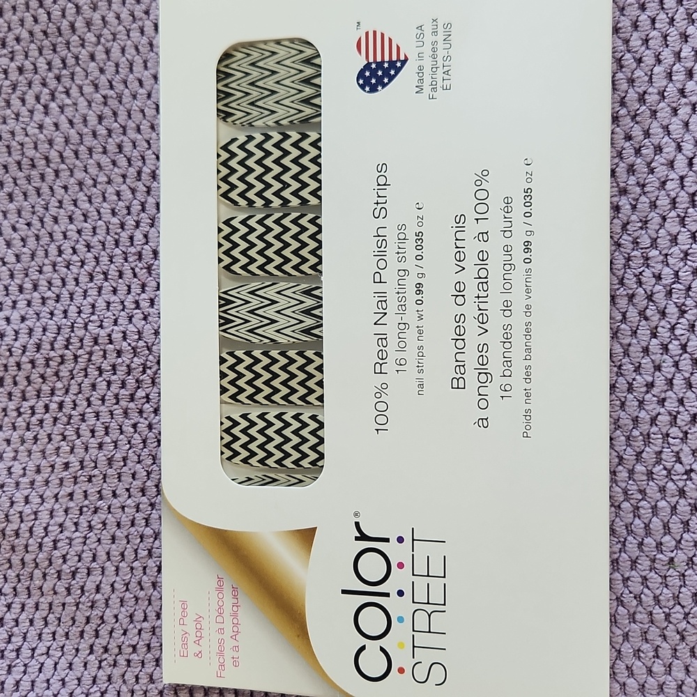 Color Street Keep Calm And Chevron Clear Overlay